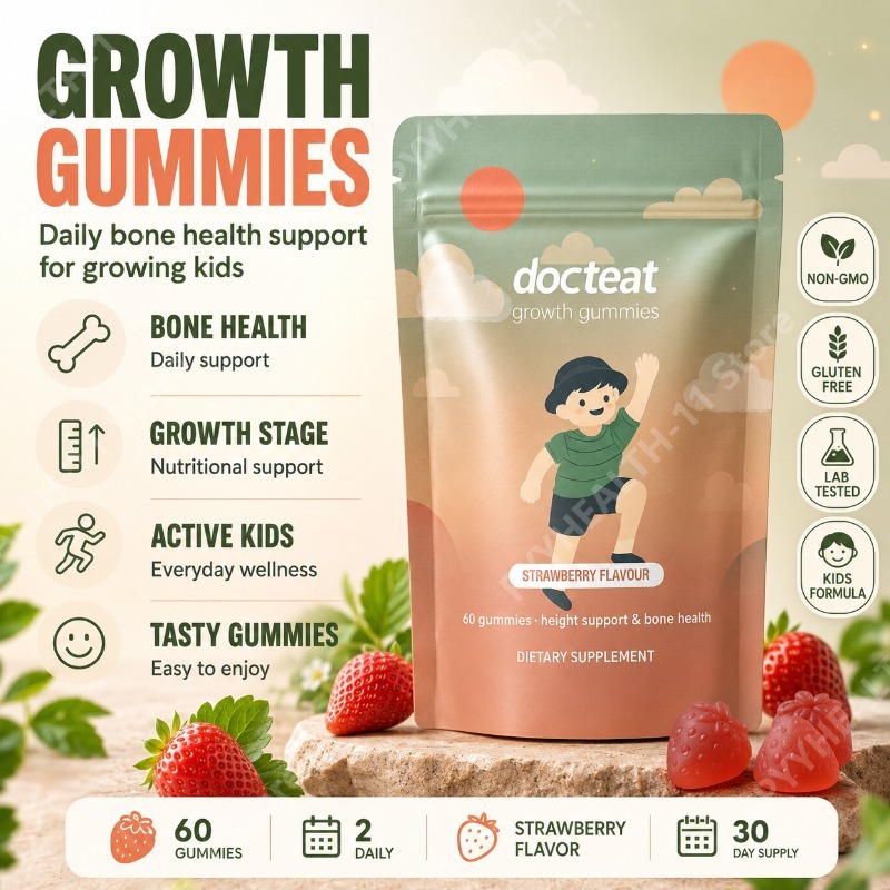 Wellness Health Nutrition - Gomas de Cálcio para Crianças com