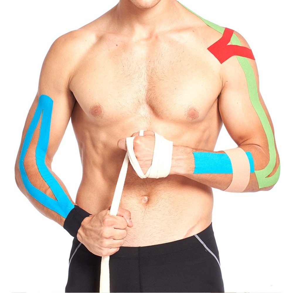 Esportes kinesio fita muscular - Kinesiology Tape Sports avaliação e preço