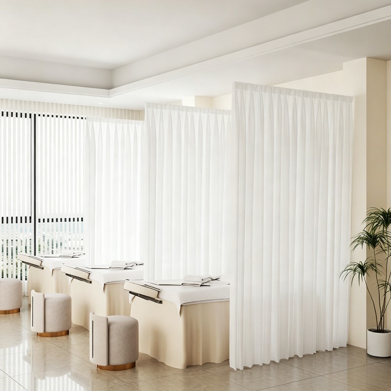 Cortina Divisória Curva em For - Health Wellness Office avaliação e preço