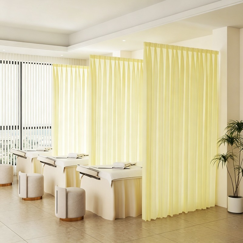 Cortina Divisória Curva em For - Health Wellness Office avaliação e preço