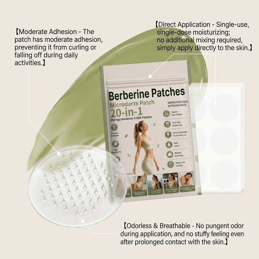 Patches de Berberina X Nads 20 - Health X Wellness avaliação e preço
