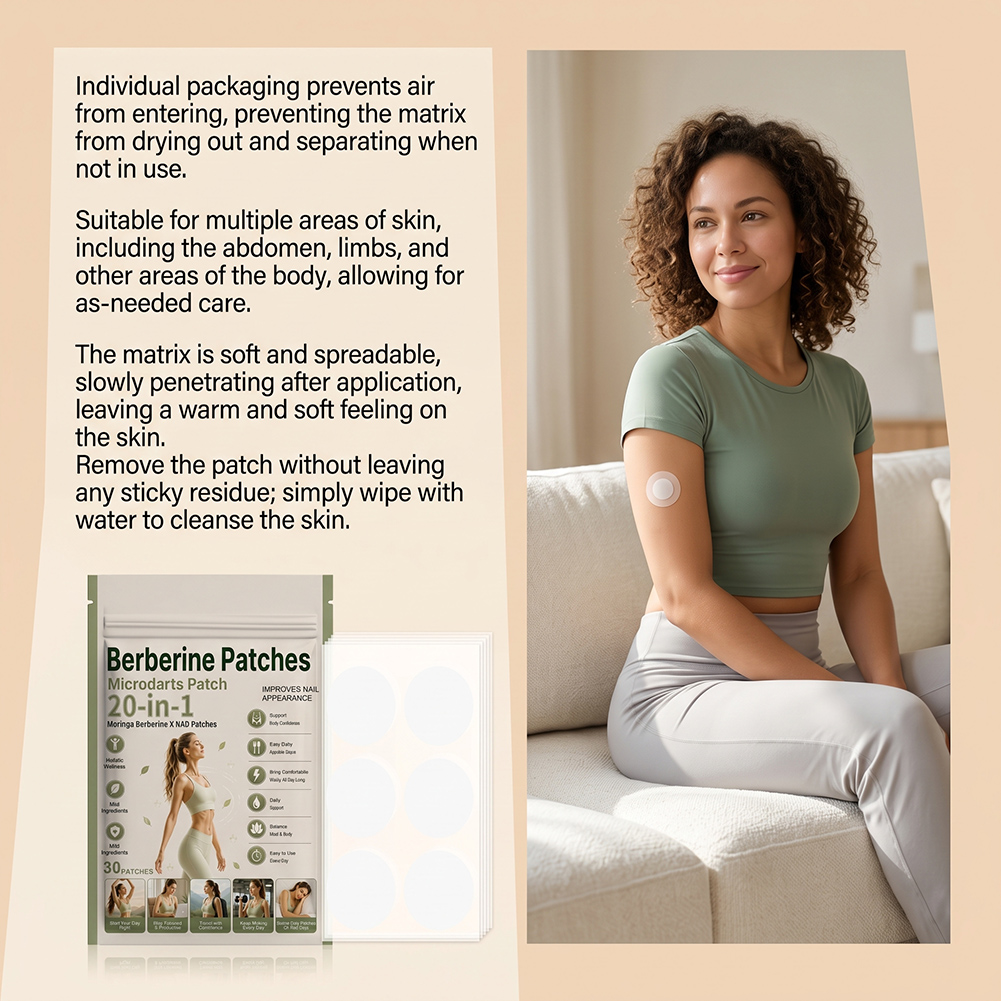 Patches de Berberina X Nads 20 - Health X Wellness avaliação e preço