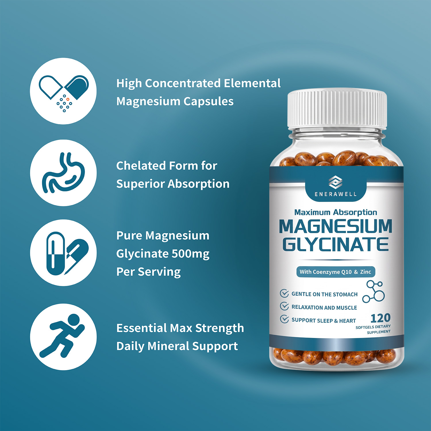 Glicinato de Magnésio 500mg Su - Wellness Health Nutrition avaliação e preço