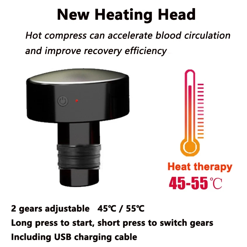 Heat Fascia arma massagem cabe - Health Wellness Massage avaliação e preço