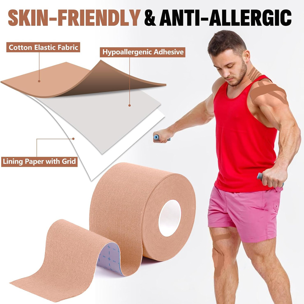 Fita de cinesiologia de 5 rolo - Kinesiology Tape Sports avaliação e preço