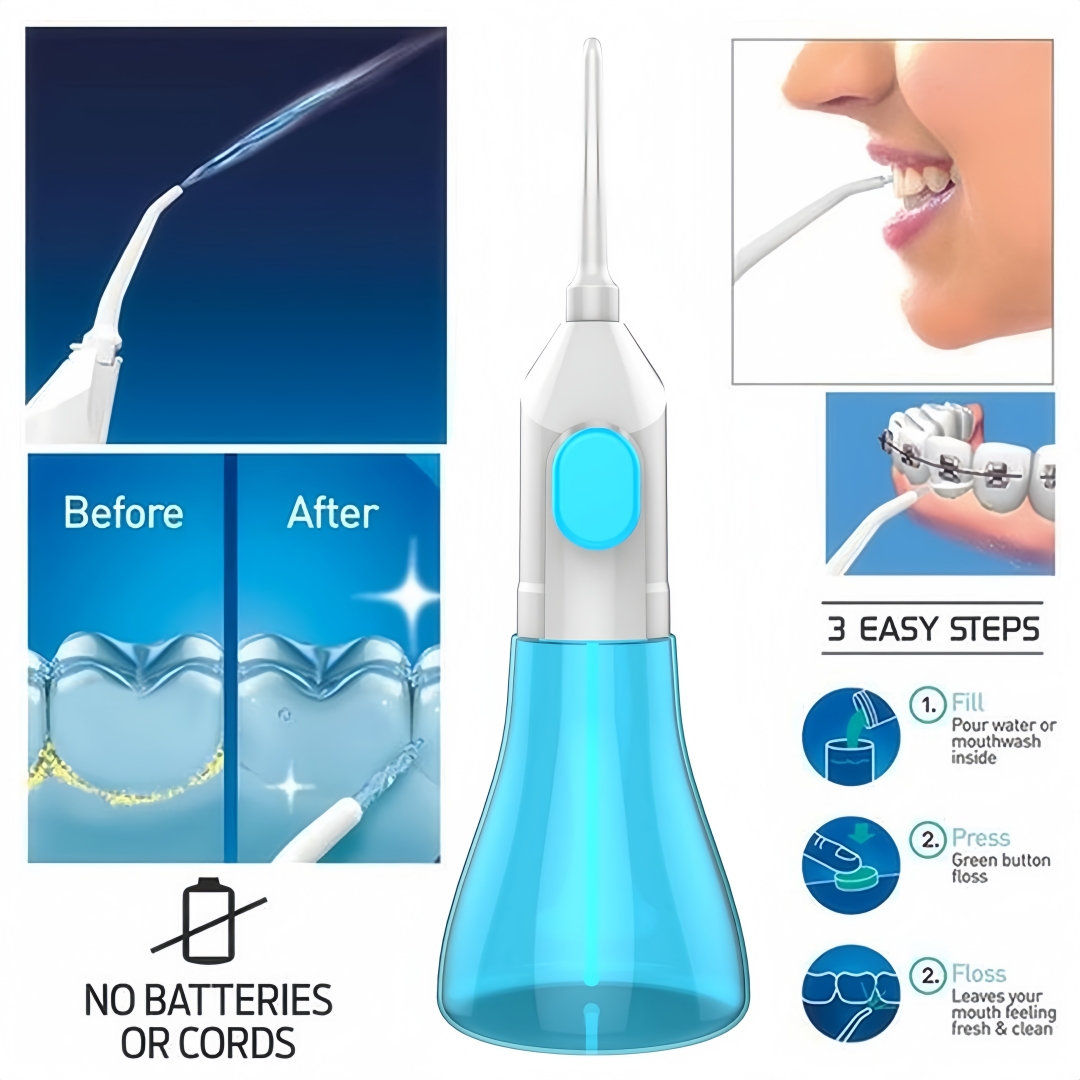 Irrigador oral manual portátil - Oral Irrigator Flosser avaliação e preço
