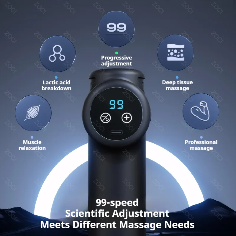 Mini 99 níveis fáscia arma de  - Health Wellness Massage avaliação e preço