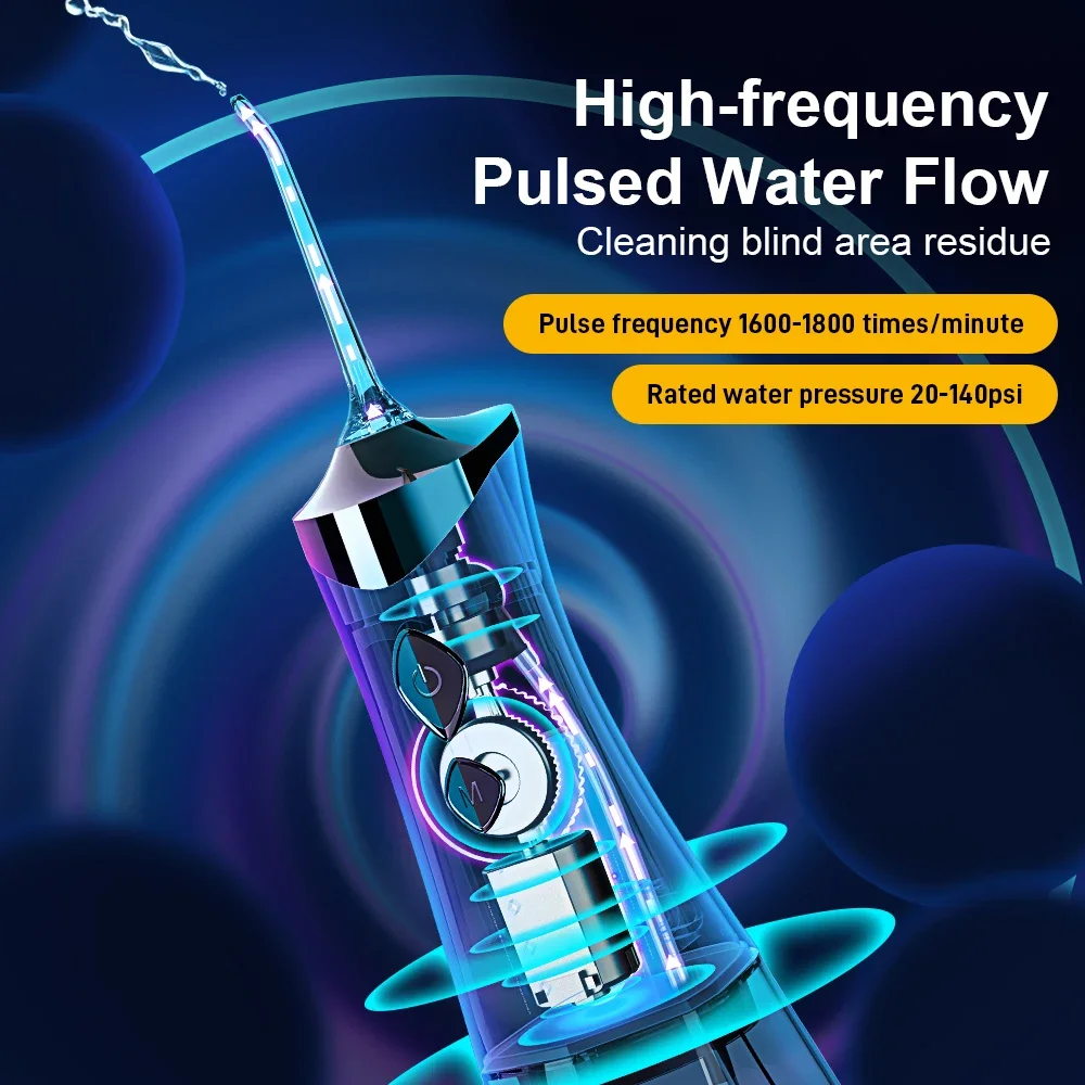 Irrigador Oral Portátil Recarr - Oral Irrigator Flosser avaliação e preço
