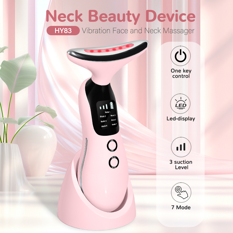 7 cores luzes led rosto pescoç - Health Wellness Massage avaliação e preço